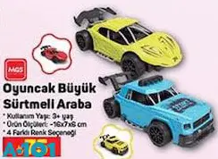 Mgs Oyuncak Büyük Sürtmeli Araba Mgs Oyuncak Büyük Sürtmeli Araba