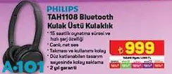 Philips TAH1108 Buluetooth Kulak Üstü Kulaklık Philips TAH1108 Buluetooth Kulak Üstü Kulaklık