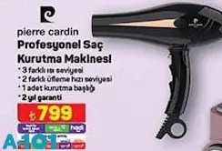 Pierre Cardin Profesyonel Saç Kurutma Makinesi Pierre Cardin Profesyonel Saç Kurutma Makinesi