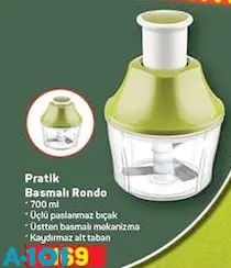 Pratik Basmalı Rondo 700 ml Pratik Basmalı Rondo 700 ml