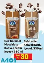 Sek Latte/Karamel Macchiato Kahveli Sütlü İçecek 330 ml Sek Latte/Karamel Macchiato Kahveli Sütlü İçecek 330 ml