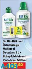 Sır Bio Bitkisel Özlü Bulaşık Makinesi Deterjanı 1 L + Bulaşık Makinesi Parlatıcısı 500 ml Sır Bio Bitkisel Özlü Bulaşık Makinesi Deterjanı 1 L + Bulaşık Makinesi Parlatıcısı 500 ml