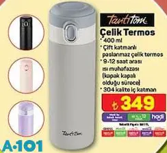 Tantitoni Çelik Termos 400 ml Tantitoni Çelik Termos 400 ml