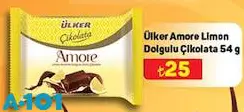 Ülker Amore Limon Dolgulu Çikolata 54 g Ülker Amore Limon Dolgulu Çikolata 54 g