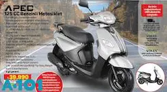 Volta Apec 125 CC Benzinli Motosiklet Volta Apec 125 CC Benzinli Motosiklet