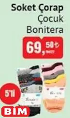 Bonitera Soket Çorap Çocuk 5'li Bonitera Soket Çorap Çocuk 5'li