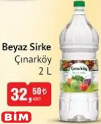 Çınarköy Beyaz Sirke 2 L Çınarköy Beyaz Sirke 2 L