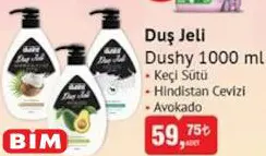 Dushy Duş Jeli 1000 ml Dushy Duş Jeli 1000 ml