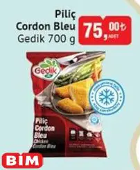 Gedik Piliç Cordon Bleu 700 g Gedik Piliç Cordon Bleu 700 g