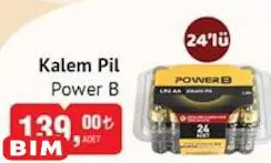 Power B Kalem Pil 24'lü Power B Kalem Pil 24'lü