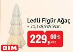 Ledli Figür Ağaç 21,3x9,9x9,9 cm Ledli Figür Ağaç 21,3x9,9x9,9 cm