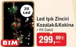 Led Işık Zinciri Kozalak&Kokina 20 Led Led Işık Zinciri Kozalak&Kokina 20 Led
