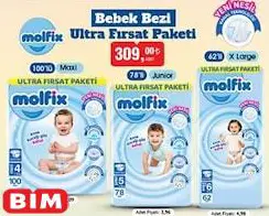 Molfix Bebek Bezi Ultra Fırsat Paketi Molfix Bebek Bezi Ultra Fırsat Paketi