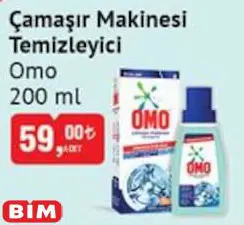 Omo Çamaşır Makinesi Temizleyici 200 ml Omo Çamaşır Makinesi Temizleyici 200 ml