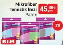 Parex Mikrofiber Temizlik Bezi 2'li Parex Mikrofiber Temizlik Bezi 2'li