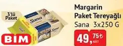 Sana Margarin Paket Tereyağlı 3x250 g Sana Margarin Paket Tereyağlı 3x250 g