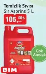 Sır Asprins Temizlik Sıvısı 5 L Sır Asprins Temizlik Sıvısı 5 L