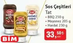 Tat Sos Çeşitleri 250 g/205 g/230 g Tat Sos Çeşitleri 250 g/205 g/230 g