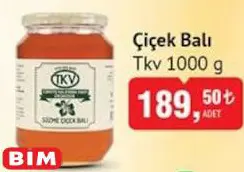 Tkv Çiçek Balı 1000 g Tkv Çiçek Balı 1000 g