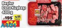 Beşler Dana Kuşbaşı 400 g Beşler Dana Kuşbaşı 400 g