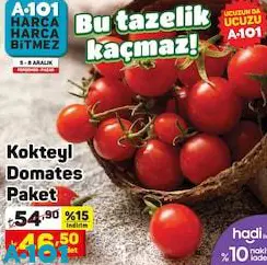Kokteyl Domates Paket Kokteyl Domates Paket