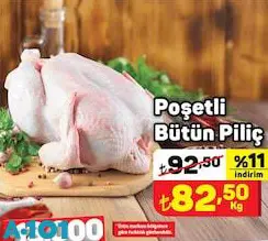 Poşetli Bütün Piliç Kg Poşetli Bütün Piliç Kg