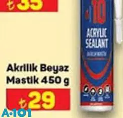 Akrilik Beyaz Mastik 450 g Akrilik Beyaz Mastik 450 g