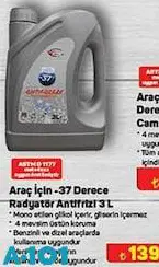 Araç İçin -37 Derece Radyatör Antifrizi 3 L Araç İçin -37 Derece Radyatör Antifrizi 3 L