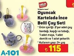 Birlik Oyuncak Kartelada İnce Belli Çay Seti Birlik Oyuncak Kartelada İnce Belli Çay Seti