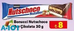 Bonucci Nutschoco Bar Çikolata 30 g Bonucci Nutschoco Bar Çikolata 30 g
