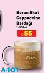 Borosilikat Cappuccino Bardağı 350 ml Borosilikat Cappuccino Bardağı 350 ml