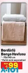 Bordürlü Banyo Havlusu 70x140 cm Bordürlü Banyo Havlusu 70x140 cm