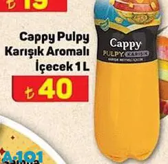 Cappy Pulpy Karışık Aromalı İçecek 1 L Cappy Pulpy Karışık Aromalı İçecek 1 L