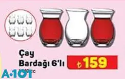 Çay Bardağı 6'lı 110 cc Çay Bardağı 6'lı 110 cc
