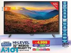 Hi-Level 32 inç Webos HD Ready Tv Akıllı Televizyon Hi-Level 32 inç Webos HD Ready Tv Akıllı Televizyon
