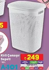 Kirli Çamaşır Sepeti 55 L Kirli Çamaşır Sepeti 55 L