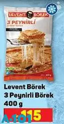 Levent Börek 3 Peynirli Börek 400 g Levent Börek 3 Peynirli Börek 400 g