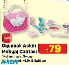 Mgs Oyuncak Askılı Makyaj Çantası Mgs Oyuncak Askılı Makyaj Çantası