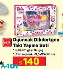 Mgs Oyuncak Dikdörtgen Takı Yapma Seti Mgs Oyuncak Dikdörtgen Takı Yapma Seti