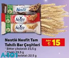 Nestle Nesfit Tam Tahıllı Bar Çeşitleri Nestle Nesfit Tam Tahıllı Bar Çeşitleri
