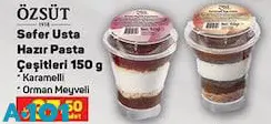 Özsüt Sefer Usta Hazır Pasta Çeşitleri 150 g Özsüt Sefer Usta Hazır Pasta Çeşitleri 150 g