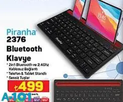 Piranha 2376 Bluetooth Klavye Piranha 2376 Bluetooth Klavye