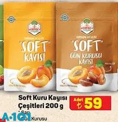 Soft Kuru Kayısı Çeşitleri 200 g Soft Kuru Kayısı Çeşitleri 200 g
