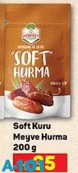 Soft Kuru Meyve Hurma 200 g Soft Kuru Meyve Hurma 200 g