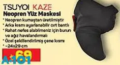 Tsuyoi Kaze Neopren Yüz Maskesi Tsuyoi Kaze Neopren Yüz Maskesi
