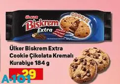 Ülker Biskrem Extra Cookie Çikolata Kremalı Kurabiye 184 g Ülker Biskrem Extra Cookie Çikolata Kremalı Kurabiye 184 g