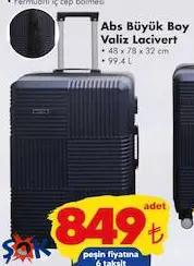 Abs Büyük Boy Valiz Lacivert Abs Büyük Boy Valiz Lacivert