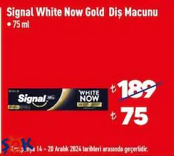 Signal White Now Gold Diş Macunu 75 ml Signal White Now Gold Diş Macunu 75 ml