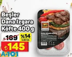 Beşler Dana Izgara Köfte 400 g Beşler Dana Izgara Köfte 400 g