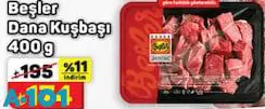 Beşler Dana Kuşbaşı 400 g Beşler Dana Kuşbaşı 400 g